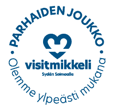 Visit Mikkeli logo.